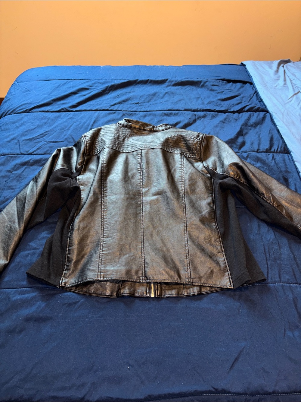 Maurices Black Faux Leather Jacket Plus Size Women’s 2X NEW - Picture 16 of 16